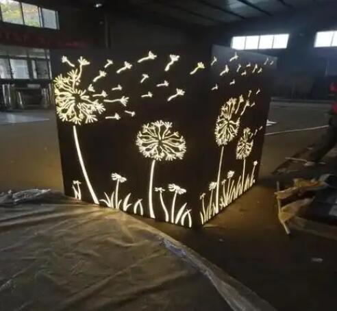 塔洋镇耐候钢灯箱
